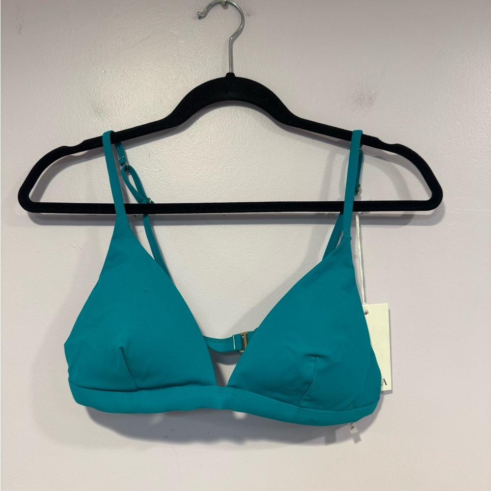 Blue NWT Vitamin‎ A triangle bikini swim top